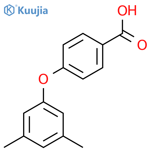4-(3,5-Dimethylphenoxy)benzoic acid structure