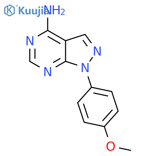 1-(4-Methoxyphenyl)-1H-pyrazolo3,4-dpyrimidin-4-amine structure