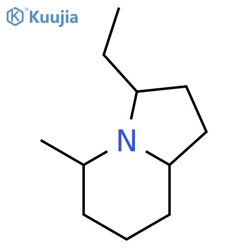 Indolizine, 3-ethyloctahydro-5-methyl- structure