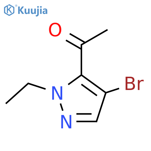 1-(4-Bromo-1-ethyl-1H-pyrazol-5-yl)ethanone structure