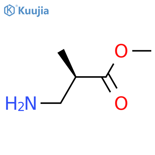 Propanoic acid, 3-amino-2-methyl-, methyl ester, (R)- structure