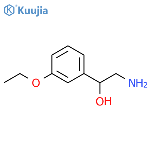 2-amino-1-(3-ethoxyphenyl)ethan-1-ol structure