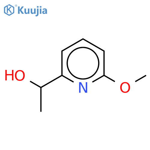 6-methoxy-a-methyl-2-Pyridinemethanol structure