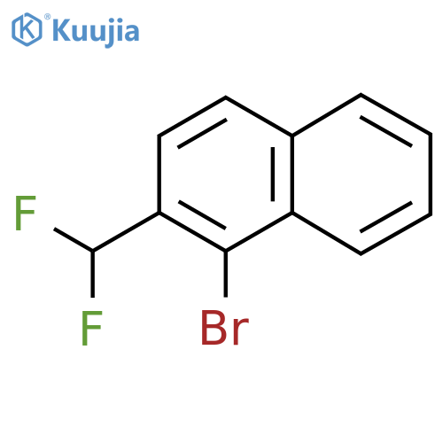 1-Bromo-2-(difluoromethyl)naphthalene structure