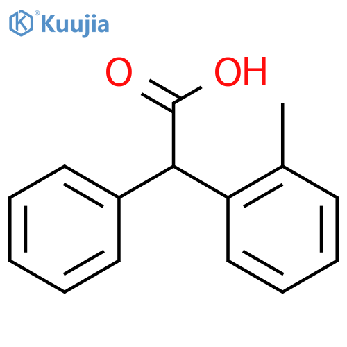 2-(2-methylphenyl)-2-phenylacetic acid structure