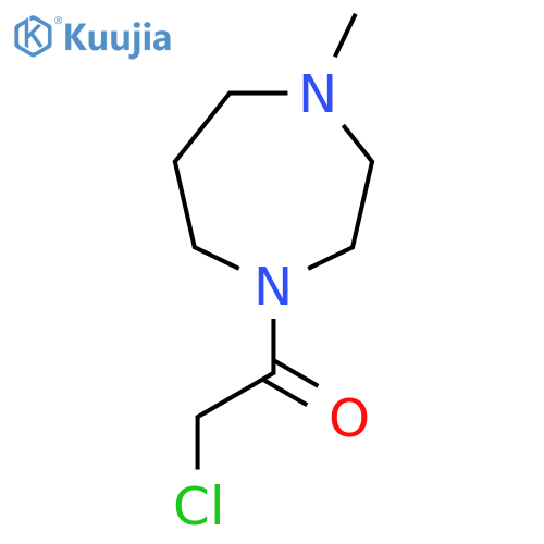2-Chloro-1-(4-methyl-[1,4]diazepan-1-yl)-ethanone structure