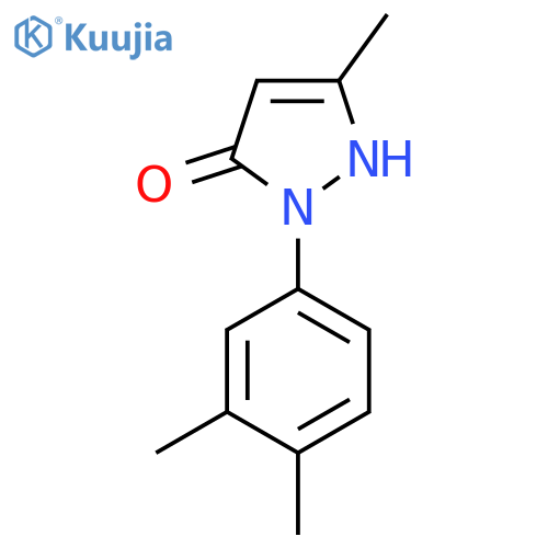 2-(3,4-Dimethylphenyl)-5-methyl-1H-pyrazol-3(2H)-one structure