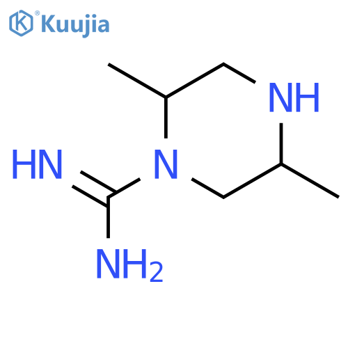 1-Piperazinecarboximidamide,2,5-dimethyl- structure