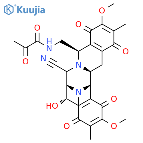 Propanamide,N-[[(5S,6R,7R,9R,14aS,15R)-7-cyano-1,5,6,7,9,10,13,14,14a,15-decahydro-5-hydroxy-2,11-dimethoxy-3,12,16-trimethyl-1,4,10,13-tetraoxo-6,15-imino-4H-isoquino[3,2-b][3]benzazocin-9-yl]methyl]-2-oxo- structure