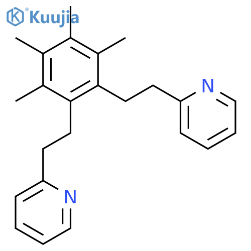 Pyridine, 2,2'-[(3,4,5,6-tetramethyl-1,2-phenylene)di-2,1-ethanediyl]bis- structure