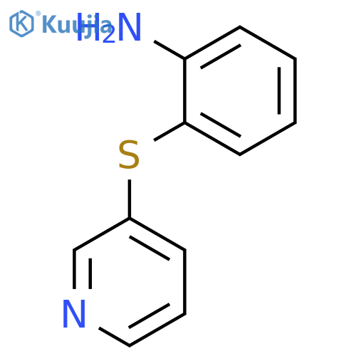 Benzenamine, 2-(3-pyridinylthio)- structure