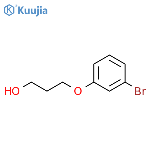 3-(3-bromophenoxy)propan-1-ol structure