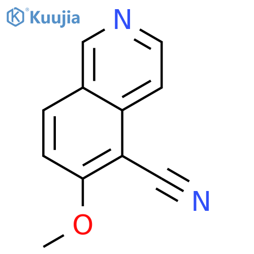 5-Isoquinolinecarbonitrile, 6-methoxy- structure