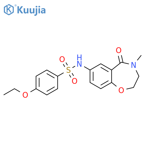 4-ethoxy-N-(4-methyl-5-oxo-2,3,4,5-tetrahydro-1,4-benzoxazepin-7-yl)benzene-1-sulfonamide structure