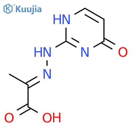 2-2-(4-HYDROXYPYRIMIDIN-2-YL)HYDRAZIN-1-YLIDENEPROPANOIC ACID structure