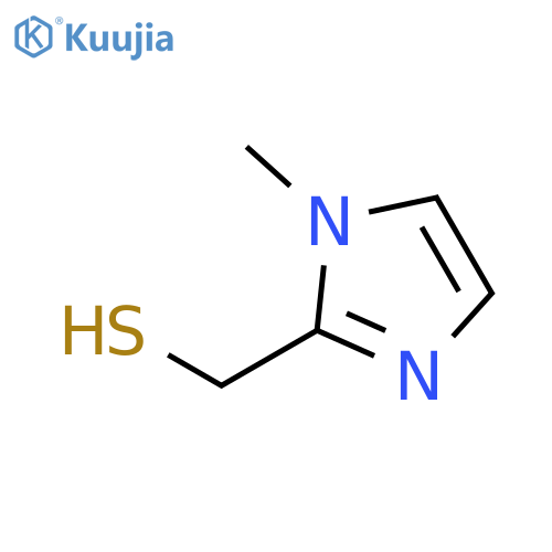 (1-Methyl-1h-imidazol-2-yl)methanethiol structure