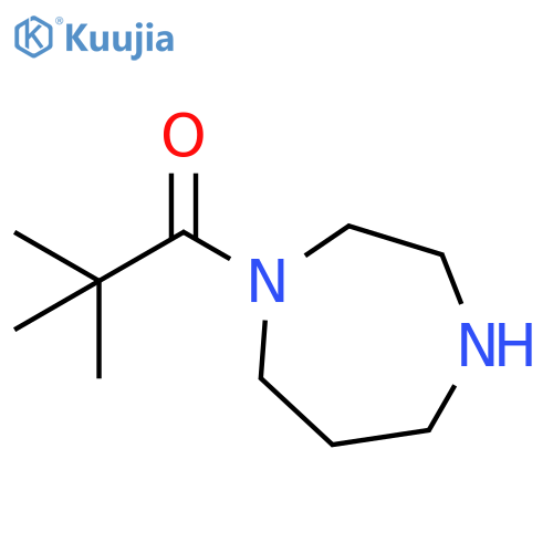 1-(1,4-diazepan-1-yl)-2,2-dimethylpropan-1-one structure