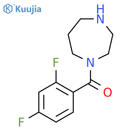 1-(2,4-Difluorobenzoyl)-1,4-diazepane structure