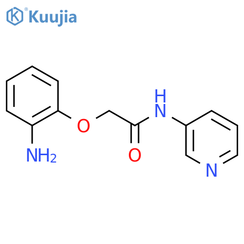 2-(2-aminophenoxy)-N-(pyridin-3-yl)acetamide structure