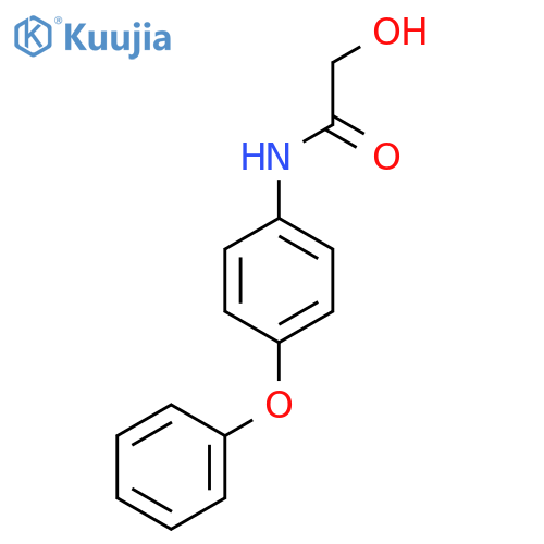 2-Hydroxy-N-(4-phenoxyphenyl)acetamide structure