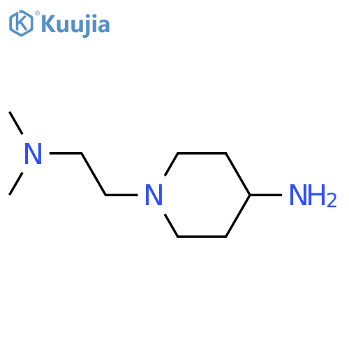 1-2-(Dimethylamino)ethyl-4-piperidinamine trihydrochloride structure