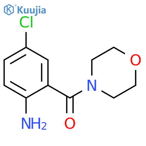 (2-Amino-5-chloro-phenyl)-morpholin-4-yl-methanone structure