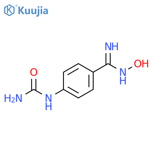 4-(N'-hydroxycarbamimidoyl)phenylurea structure