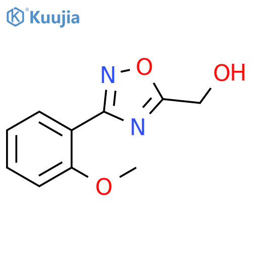 3-(2-methoxyphenyl)-1,2,4-oxadiazol-5-ylmethanol structure