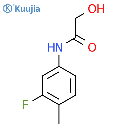 N-(3-Fluoro-4-methylphenyl)-2-hydroxyacetamide structure