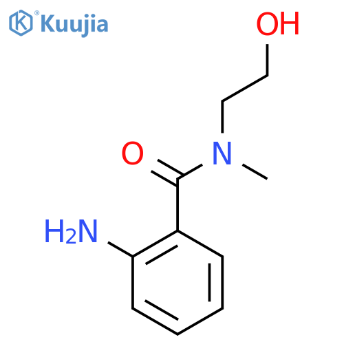 2-Amino-N-(2-hydroxyethyl)-N-methylbenzamide structure
