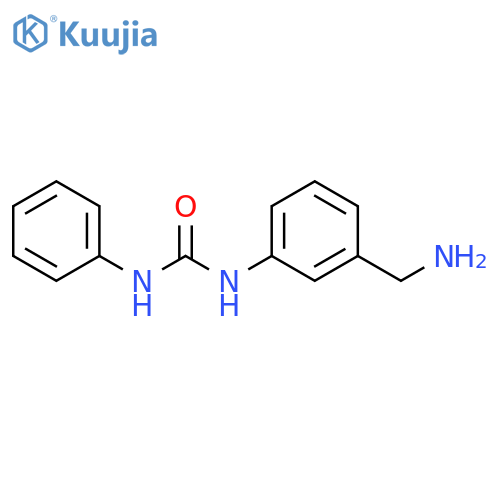 3-3-(aminomethyl)phenyl-1-phenylurea structure