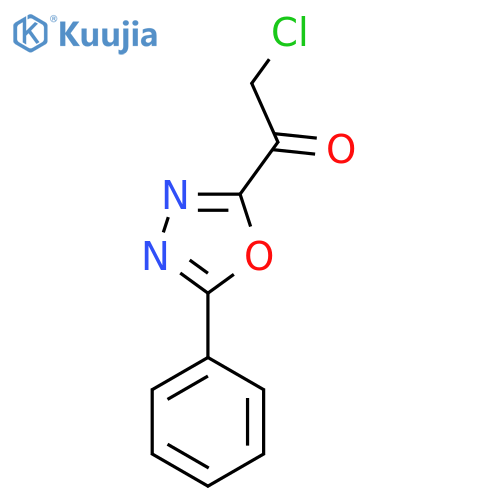 2-chloro-1-(5-phenyl-1,3,4-oxadiazol-2-yl)ethan-1-one structure
