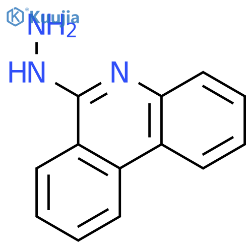 1-(phenanthridin-6-yl)hydrazine structure