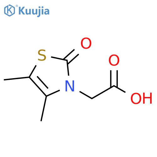 2-(4,5-dimethyl-2-oxo-2,3-dihydro-1,3-thiazol-3-yl)acetic acid structure
