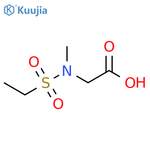 2-(N-methylethanesulfonamido)acetic acid structure