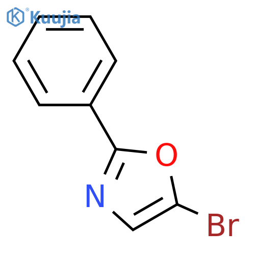 5-bromo-2-phenyl-1,3-oxazole structure