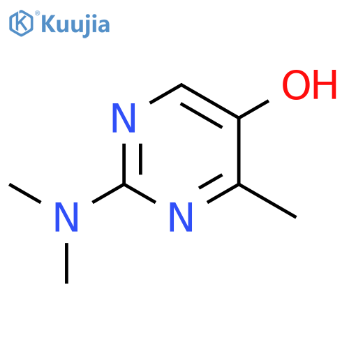 2-(dimethylamino)-4-methylpyrimidin-5-ol structure