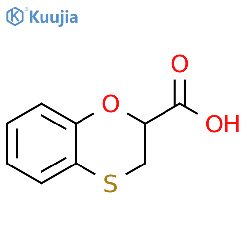 2,3-dihydro-1,4-benzoxathiine-2-carboxylic acid structure