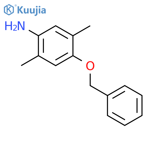 4-(benzyloxy)-2,5-dimethylaniline structure