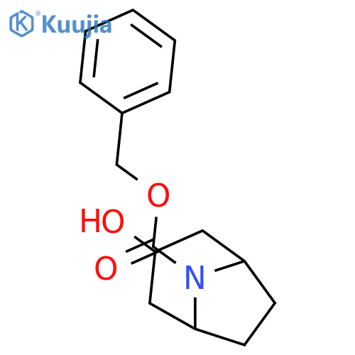 Benzyl 3-hydroxy-8-azabicyclo[3.2.1]octane-8-carboxylate structure