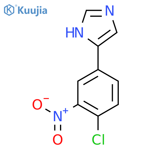 4-(4-chloro-3-nitrophenyl)-1H-imidazole structure