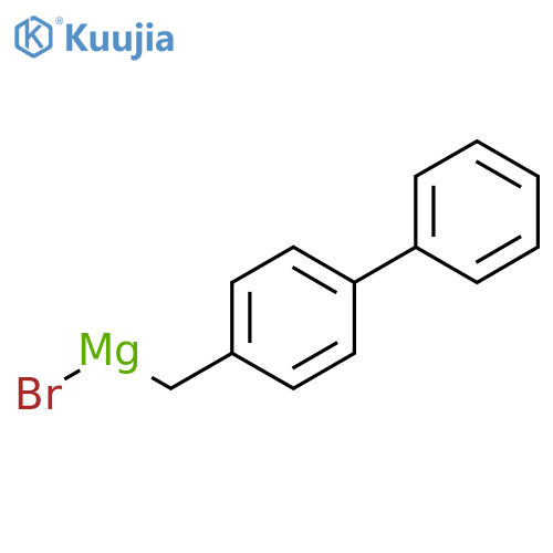 (Biphenyl-4-ylmethyl)magnesium bromide, 0.25 M in 2-MeTHF structure