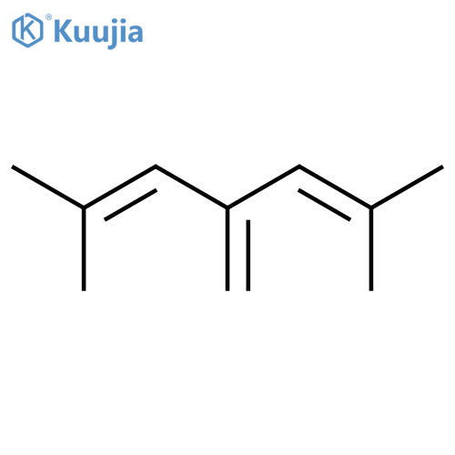 2,5-Heptadiene, 2,6-dimethyl-4-methylene- structure