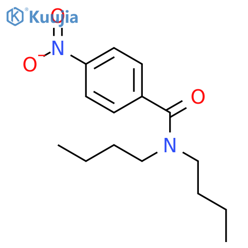 N,N-Di-n-butyl-4-nitrobenzamide structure