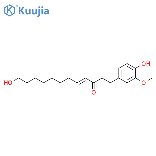 4-Dodecen-3-one, 12-hydroxy-1-(4-hydroxy-3-methoxyphenyl)-, (4E)- structure