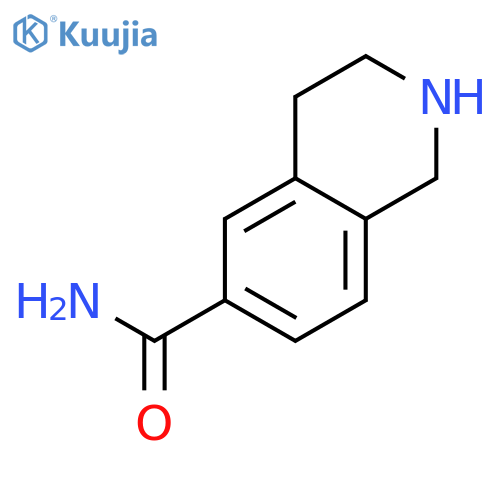 1,2,3,4-tetrahydroisoquinoline-6-carboxamide structure