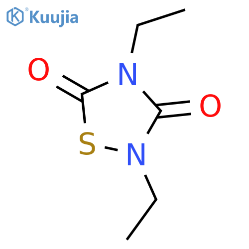 1,2,4-Thiadiazolidine-3,5-dione, 2,4-diethyl- structure