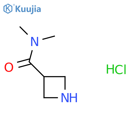 N,N-Dimethylazetidine-3-carboxamide hydrochloride structure