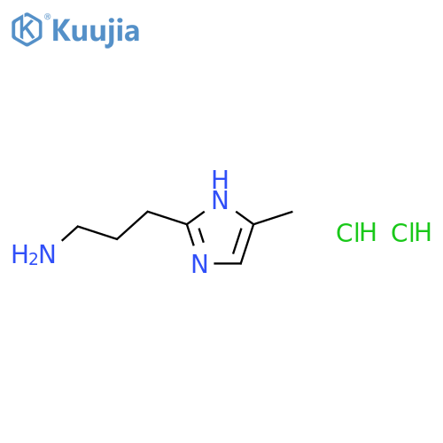3-(5-Methyl-1H-imidazol-2-yl)propan-1-amine dihydrochloride structure