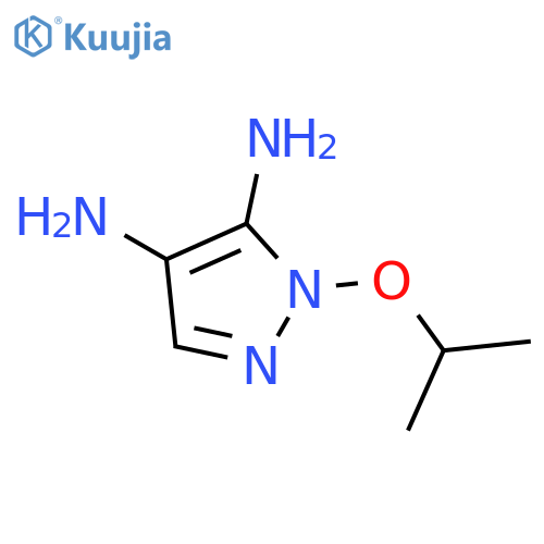 1H-Pyrazole-4,5-diamine, 1-(1-methylethoxy)- structure